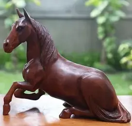 Деревянная фигурка ручной работы "Лошадь" AH6045  купить в интернет магазине Мебель из массива. Звоните +7 495 961-63-63 Мебель Индонезии