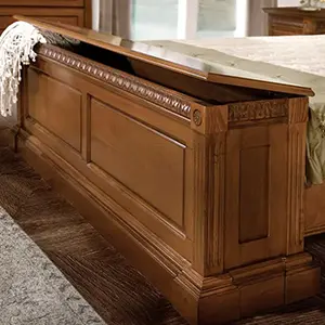 Ящик для белья 180 "Венеция" Орех 765  купить в интернет магазине Мебель из массива. Звоните +7 495 961-63-63 Сундуки из массива дерева