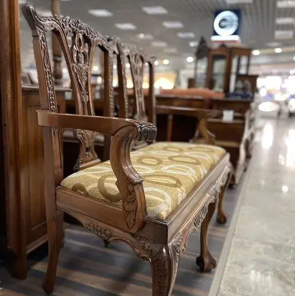 Кресло-диван Чиппендейл  МИГ605 CCC2-M AC купить в интернет магазине Мебель из массива. Звоните +7 495 961-63-63 Мебель Индонезии