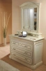 Комод с зеркалом "Венеция" Орех 767  купить в интернет магазине Мебель из массива. Звоните +7 495 961-63-63 Комоды из массива дерева