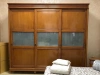 Шкаф-купе 3х дверный "Бурбон" Слоновая кость BJ901  купить в интернет магазине Мебель из массива. Звоните +7 495 961-63-63 Шкафы для одежды из массива дерева