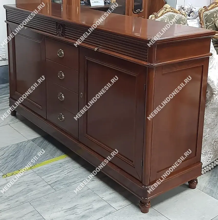 Буфет "Мария Сильва" Орех MS909  купить в интернет магазине Мебель из массива. Звоните +7 495 961-63-63 Столовые