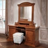 Стол туалетный с зеркалом "Венеция" Слоновая кость 768-769  купить в интернет магазине Мебель из массива. Звоните +7 495 961-63-63 Туалетные столы из массива дерева