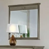 Комод с зеркалом "Бурбон" Слоновая кость BJ904-BJ907  купить в интернет магазине Мебель из массива. Звоните +7 495 961-63-63 Комоды из массива дерева