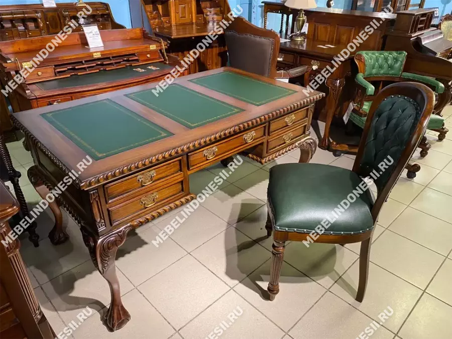 Письменный стол 140 Chippendale Green  