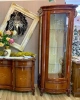 Витрина "Фирензе" Орех 825-827  купить в интернет магазине Мебель из массива. Звоните +7 495 961-63-63 Витрины из массива дерева