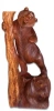Деревянная фигурка ручной работы "Три медведя"  