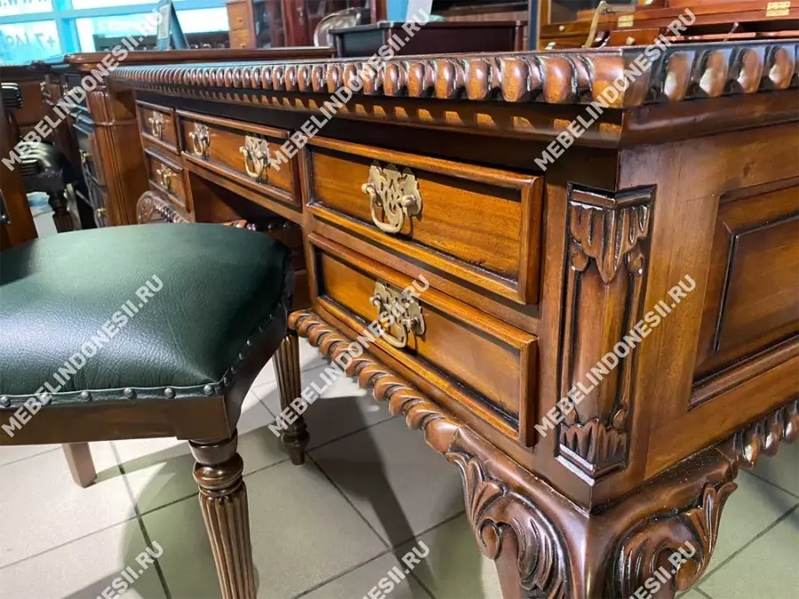 Письменный стол 140 Chippendale Brown  